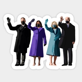 POTUS, FLOTSUS, Vice President, and Second Gentleman Sticker